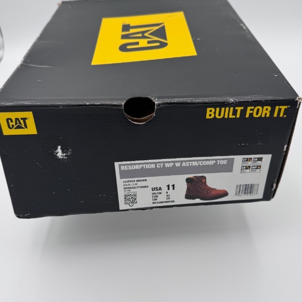 Caterpillar Waterproof Work Boots for Women Composite Toe Sz 11 - Like New - Picture 8 of 9